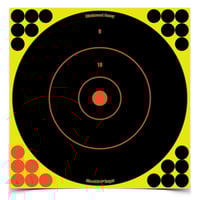 SRC500 SHT-N-C 12IN RND TGT 500PKShoot-N-C Bulls Eye Targets 12 Inch - 500/PK - 12000 Pasters - Bullet holes are revealed with bright chartreuse rings - Self-adhesive backing makes targets easy to put up - Instant feedback no need to walk downrange or use binoculars to see youput up - Instant feedback no need to walk downrange or use binoculars to see your shotr shot | 029057340808