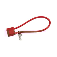 CL012014 CABLE LOCK 15IN BULK CA DOJ APR15 Inch Cable Lock California Department of Justice Approved Heavy-duty, hardened steel cable lock is ideal for preventing accidents unauthorized use - Lock, 2 keys instructions in a plastic bagys instructions in a plastic bag | 761903368665