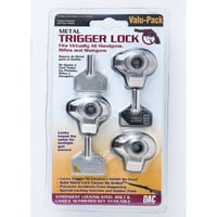 TRIPLE PACK METAL TRIGGER LOCK  CLMMetal Trigger Lock Value Pack Three locks, 3 keys  instructions in a clamshell All keyed alike | 761903369891
