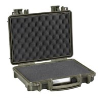 SINGLE PISTOL CASE GRN PRE CUBED FOAMSingle Pistol Case Olive  11 13/16 x 8 1/4 x 2 1/4  with foam | 8024482181677