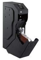 SPEEDVAULT BIOMETRICSpeedVault Biometric Fingerprint Gun Safe Black  Ideal for quickaccess, the SVB500 SpeedVault Biometric allows you to use your own fingerprints as your unlocking code  Revolutionary design and discreet feel, this fingerprint handgun safeing code  Revolutionary design and discreet feel, this fingerprint handgun safe makesmakes | 751077123269