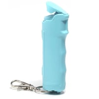 KUROS COMPACT PEPPER SPRAYKUROS Pepper Spray with UV Dye Features a molded, durable case - Flip  grip trigger prevents accidental discharge - Built-in keychain clip for fast and easy access - Contains 10 bursts with a spray range of 10 feetcess - Contains 10 bursts with a spray range of 10 feet | 022188805284