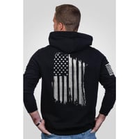 NINE LINE APPAREL AMERICAN FLAG HOODIE BLACK LARGE | 190741008363