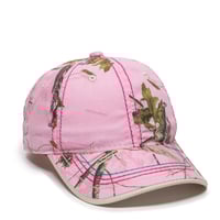 REALTREE APC PINK HAT SZ A101LDS Hat Realtree APC Pink  Ladies  Low Crown  DFit Closure  6 Panel  Cotton/Polyester Twill  Duck Visor  Heavy Decorative Stitch  Polyester  Unstructuredctured | 885792414521