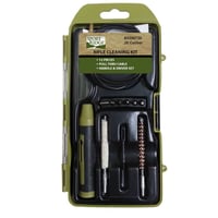 30 CAL 12 PC RIFLE CLEANING KIT HARD CSRifle Cleaning Kit  12 Piece Custom cased rifle cleaning kit designed for cleaning .22 or .30 caliber rifles  Pull Thru Cable  Handle  driver set | 843119031493