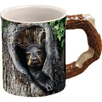 Wild Wings Sculpted Mug  br  Cubby Hole Black Bear | 646749809100