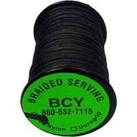 BCY 350 Nylon Braided Serving  br  Black .015 125 yds. | 035718007294