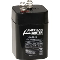 GSM American Hunter Rechargeable Lantern Battery 6V 5A Spring Top | 758365300456