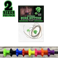 Bowmar Recurve Nose Button  br  Red 2 pc. Small/Large | 684753162842