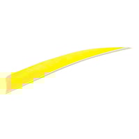 Trueflight Shield Cut Feathers  br  Chartreuse 5 in. LW 100 pk. | 650747019133