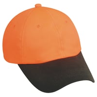 Outdoor Cap 6 Panel Waxed Cotton Hat  br  Blaze Orange/Brown | 045727372665