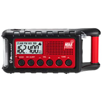 Midland ER310 Emergency Crank AM/FM Radio, NOAA Weather, CREE LED Flash | 046014753105