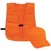Outdoor Cap BLZCPV Blaze Orange Vest w/Structured Cap | 045727092112