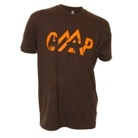 October Mountain Logo Tee  br  Espresso Medium | 811314025975