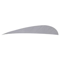 Trueflight Parabolic Feathers  br  Grey 4 in. RW 100 pk. | 650747115125