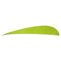 Trueflight Parabolic Feathers  br  Chartreuse 4 in. RW 100 pk. | 650747115132