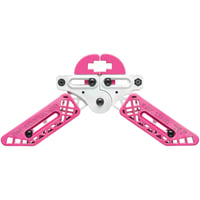 Pine Ridge Kwik Stand Bow Support  br  White/Pink | 011859407223