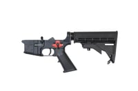 Bushmaster XM15-E2S Forged Complete AR15 Lower Receiver - Black  M4 Collapsible Stock  BFS III Trigger Equipped  | .223 REM 5.56x45mm NATO | 604206200303