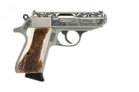 PPK/S 380ACP SS ENGRAVED/STAG  TYLER GUNWORKS PREMIER GRADE | .380 ACP | 723364000003