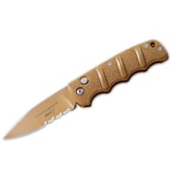 Boker Kalashnikov 3.25 Inch TAN/PS  01KALS103N Drop Point, Tan Handle, Auto, D2 Steel | 788857753316