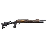 Panzer Arms EG240 12ga 18.5 Inch Semi Auto Tactical Shotgun Black  Bronze US Flag Cerakote Flip Up Sights Tactical Stock Patented Gas SystemOversized Charging Handle  Bolt Release Multiple Rails Adjustable Cheek Riser 5rd | 12GA | 869325000221