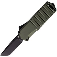 A2 Badger OTF ODG  Blk blade Tanto Fine edge Aluminum handle | 850034486819