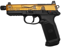 FN FNX45 TACTICAL SPARTAN BLACK/COPPER 45ACP 215RD MAGS | 756542284513