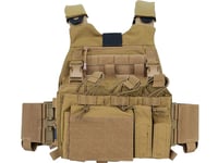 GUARD DOG TRAKR PLATE CARRIER FDE W/ PLACARD | 765531515002