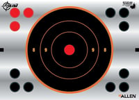 EZ-Aim 15230 Reflective  Self-Adhesive Mylar Black Bullseye Includes Pasters 8 Per Pkg | 15230 | 026509035671