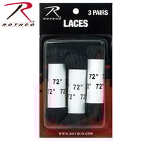 Rothco 72 Inch Boot Laces - 3 Pack | RC1026