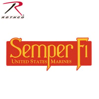 Rothco U.S.M.C. Semper Fi Bumper Sticker | RC1216