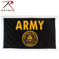 Rothco Black  Gold Army Flag | RC1498