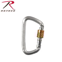 Hard Steel Modified D Key Screw Gate Carabiner | RC2023