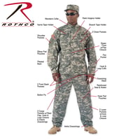 Rothco Camo Combat Uniform Shirt | RC5765