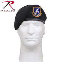Rothco Inspection Ready Beret With USAF Flash - Midnight Navy Blue | RC4236