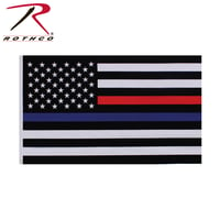 Rothco Thin Blue and Thin Red Line Flag | RC14456