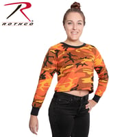 Rothco Womens Camo Long Sleeve Crop Top | RC1665