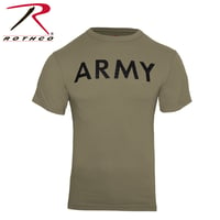 Rothco AR 6701 Coyote Brown Army Physical Training TShirt | RC3872