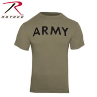 Rothco AR 670-1 Coyote Brown Army Physical Training T-Shirt | RC4545
