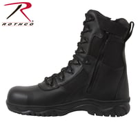 Rothco Forced Entry Tactical Boot With Side Zipper  Composite Toe - 8 Inch | RC977