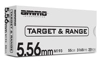AMMO INC TR 5.56 55GR M193 20/500 | 818778024964
