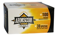 ARMSCOR AMMO 38SPL 158GR FMJ 100/12 VALUE PACK | .38 SPL | 4806015504498