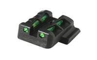 HIVIZ LiteWave Rear Green Sight fits Glock Models Chambered in 9mm Luger 40 SW and .357 Sig | 613485589184