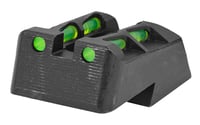 HIVIZ LTWV REAR SA 1911 GRN/RD/BLK | 613485589474