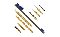 PRO GUNSMITHING PICK SETPRO Gunsmithing Pick Set Great for detailed cleaning of hard to reach areas - Punch pins, clean locking lugs, slides, rails, bolt, trigger group and more - Double ended AP brushes allows for large surface scrubbing and precision cleaningble ended AP brushes allows for large surface scrubbing and precision cleaning | 014895013670