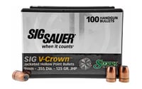 SIERRA VCROWN 9MM 125GR JHP |9x19mm NATO | 092763099254