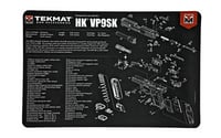 TekMat TEKR17HKVP9SK HK VP9SK Cleaning Mat Black/White Rubber 17 Inch Long HK VP9SK Parts Diagram | 612409970886 | TekMat | Cleaning & Storage | Cleaning | Cleaning Mats