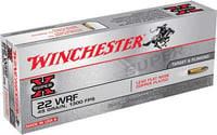 Winchester Ammo 22WRF Super X  22 WRF 45 gr Lead Flat Nose Copper Plated 50 Per Box/ 50 Case  | .22 WRF | 22WRF | 020892101005