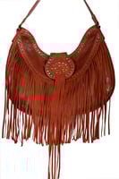 FRINGE/STUDDED HANDBAG