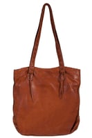 LACE COGNAC HANDBAG